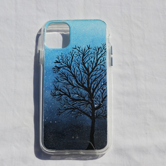 Handmade, painted Phone Case - Picture 2 of 3